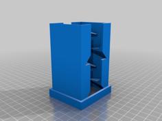 Height Extensions For Compact Tabletop Battery Holder 3D Printer Model