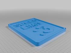 Speed Sign :3 3D Printer Model