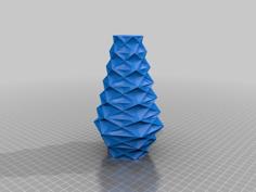 Edgy Vase 3D Printer Model