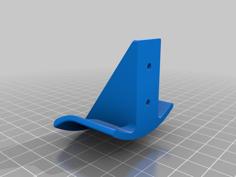 Slim Hat Hook With Suportst 3D Printer Model