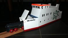 Laser Cut MS Adelby, Brio Train Ferry