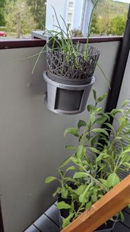 Vase Pot For Balcony With Hook 3D Printer Model