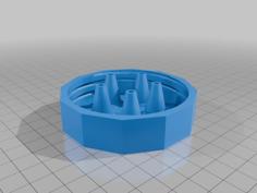 Mason Jar Fruit Fly Lid – Screw-on 3D Printer Model