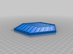 Hexagonal Coaster 3D Printer Model