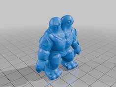 Sci-Fi Blob Men, Pack 2 3D Printer Model