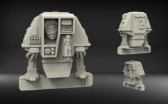 Silent Running Robot / Droid Cheryl ! – 28mm Wargames Mini 3D Printer Model