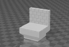 Basic Temple Wall (Dungeon Blocks Compatible) 3D Printer Model