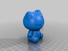 Hello Kitty 3D Printer Model