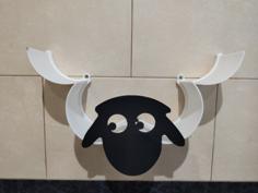 Sheep Toilet Roll Holder Reinforced Upgrade 3D Printer Model