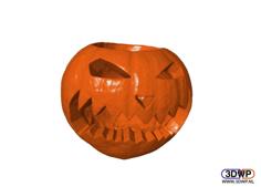 Carved Halloween Pumpkin 3D Printer Model