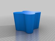 Splat Vase Mode Container (Stackable) 3D Printer Model