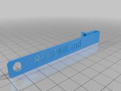 Keychain Version Of Bookmark #1 3D Printer Model