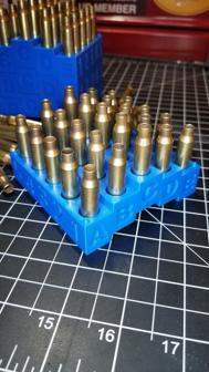 Reloading Tray Block Stackable Bridge For .223 .300 Ammo 3D Printer Model