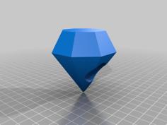 Diamond Ring 3D Printer Model