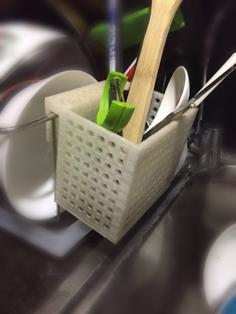 Kitchen Basket Thing For Utensils 3D Printer Model