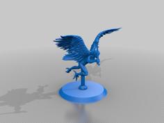 Harpy With Stand 3D Printer Model