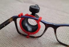 Glasses Attachment For Magnifier 3D Printer Model