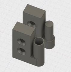 Two Part Hinge 3D Printer Model