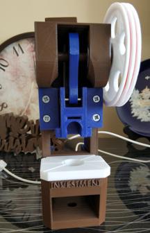 Eccentric Mechanical Desktop Press 3D Printer Model