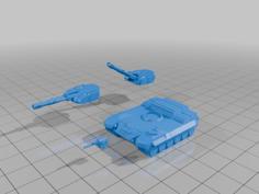 Phalanx  Support Tank 3D Printer Model