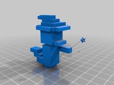 Pixel Wizard 3D Printer Model