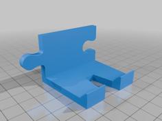 Portacepillos Pieza De Rompecabeza 3D Printer Model