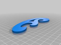 French Curve 3D Printer Model