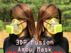 HEPA For Ambu Mask BVM [ Fusion ] Covid-19 3D Printer Model