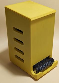 AA Battery Rack 3D Printer Model