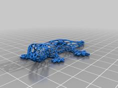 Voronoi Gecko 3D Printer Model