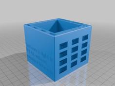 Pencil Holder And USB/SD Organizer 3D Printer Model