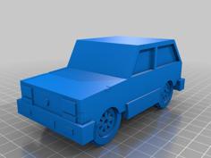 Coche Miniatura Modelo Años 80 For Printing 3D Printer Model