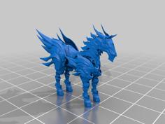 Aenarion Steed – Dnd – Magic Beast – Tm 3D Printer Model