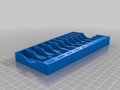 Drill Bit Organizer Tray 3D Printer Model