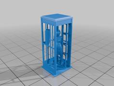 PHONE BOOTH WOMAN 3D Printer Model