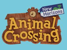 Animal Crossing Sign Logo (NEW) 3D Printer Model