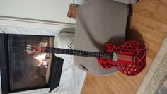 CBG Version Ref: 3D Printed Guitar – LP Style Hex Design – Full Size Playable 3D Printer Model