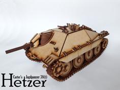 Lasercut Hetzer – Visible Interior