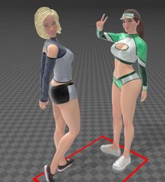 Summer Girls Rip By Mcka3ax40 3D Printer Model