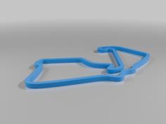 Silverstone Race Track 3D Printer Model