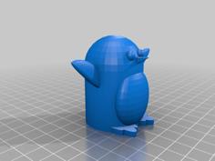 Chunky Penguin 3D Printer Model