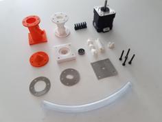 Moineau Extruder 3D Printer Model