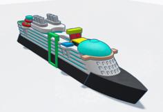 Cruise Ship 3D Printer Model