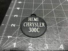 Chrysler 300c Keychain 3D Printer Model