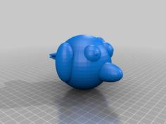 ED The Bald 3D Printer Model