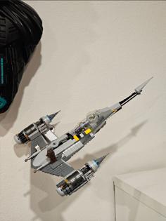 Star Wars Lego 75325 N-1 Starfighter Of The Mandalorian Wall Mount 3D Printer Model