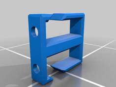 Under Desk Cable Management Clip 3D Printer Model