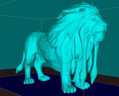 Lion, King Of The Animals 3D Printer Model