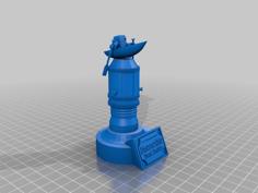 Distractible Boat Trophy 3D Printer Model