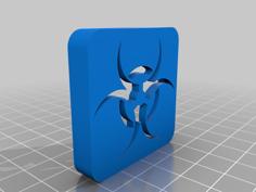 QR Cover Biohazard For Ender3(v2) 3D Printer Model